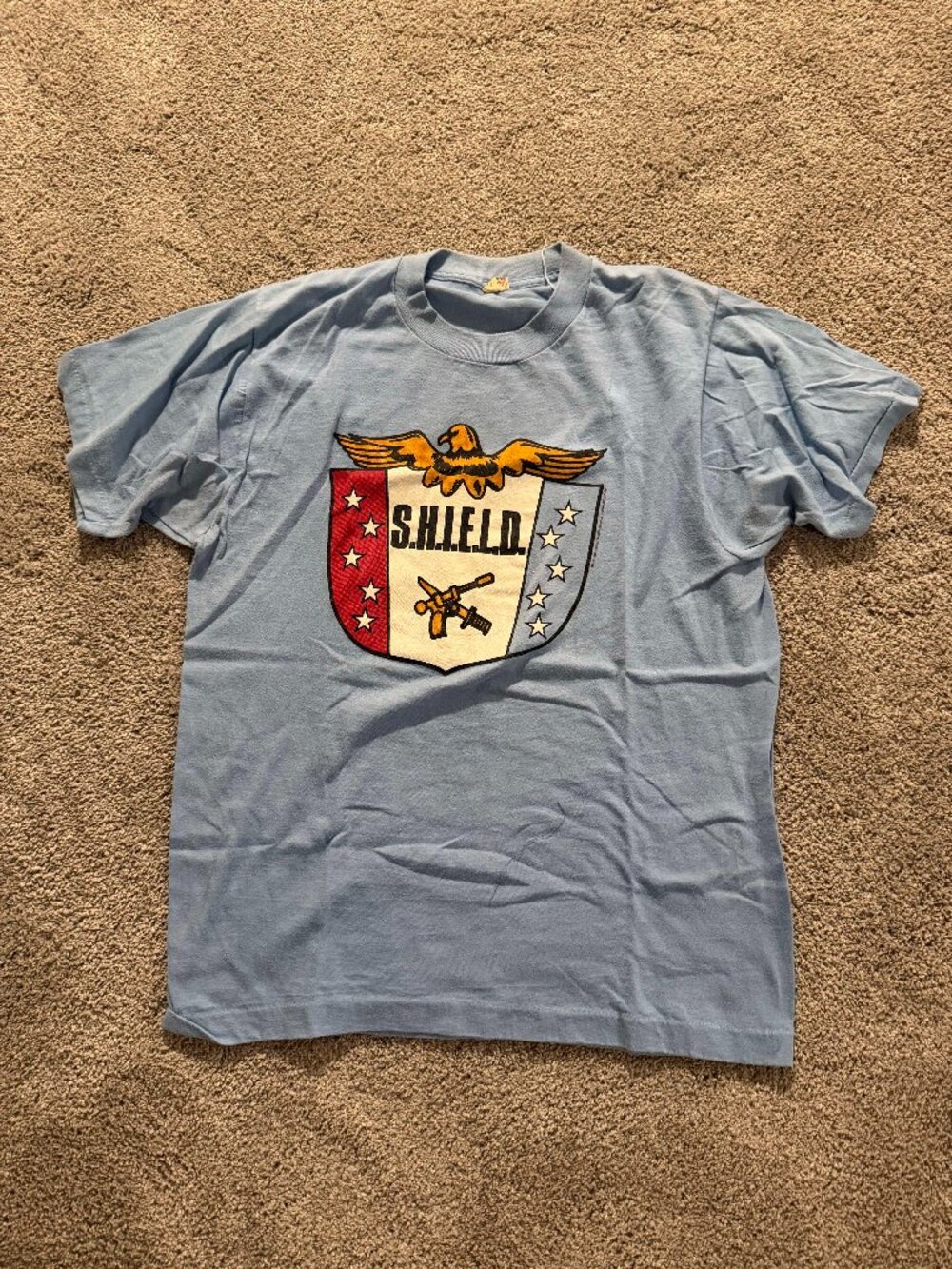 80s Screen Stars Marvel SHIELD t-shirt